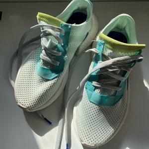 Adidas colorful gym shoes